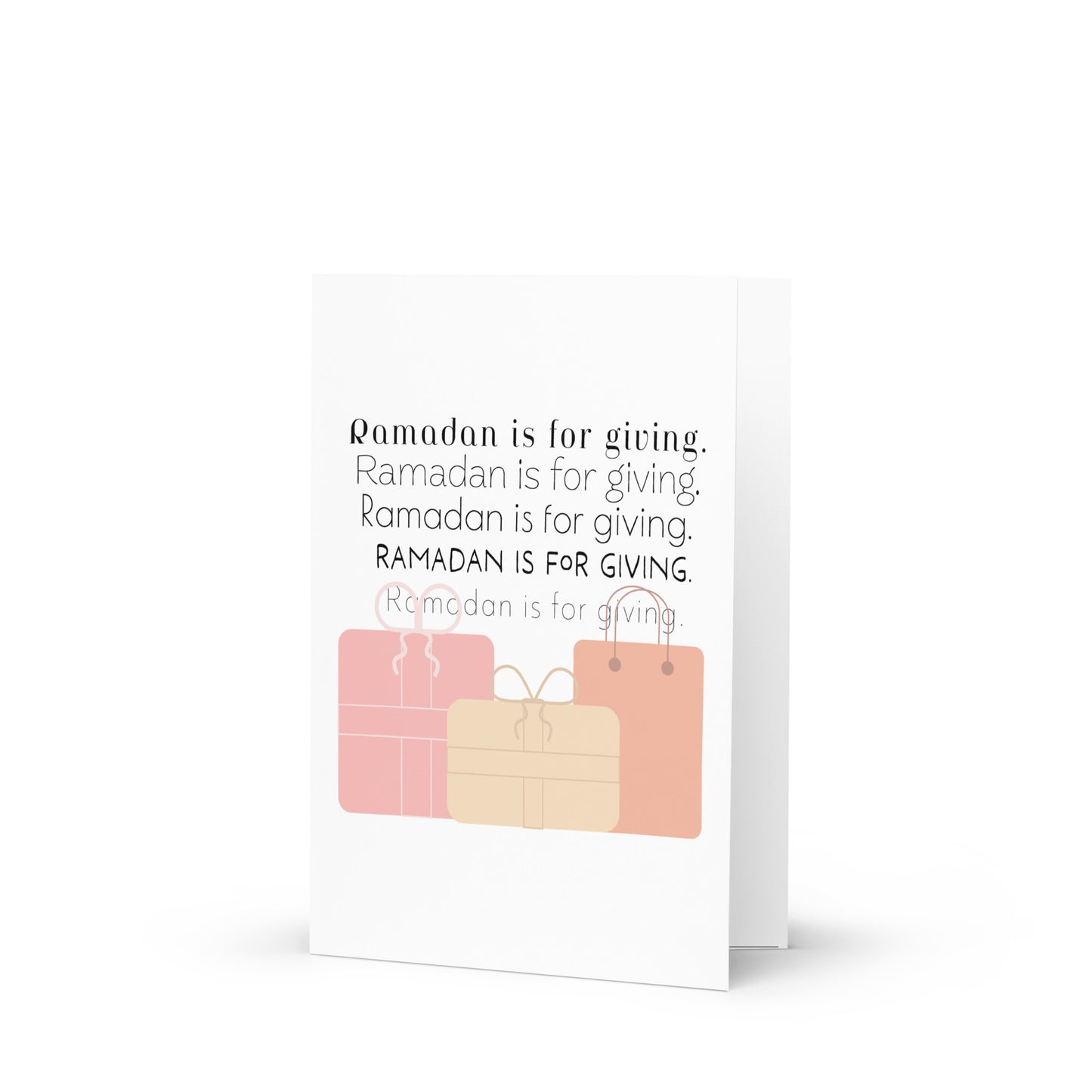 Ramadan Mubarak Gifts - Greeting card